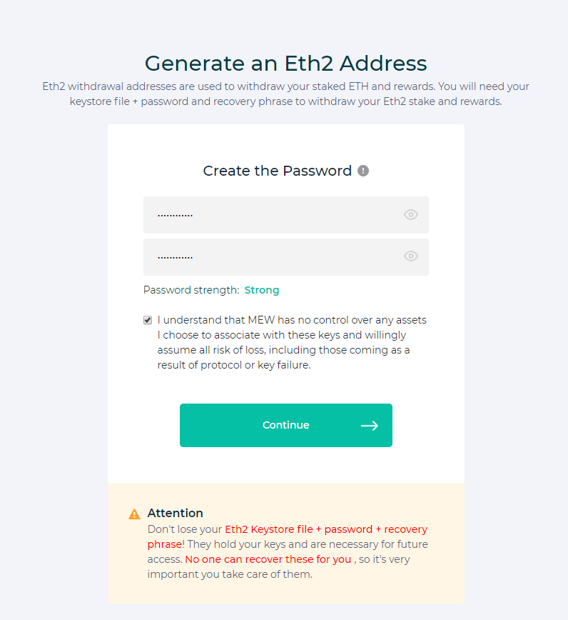 generate eth address